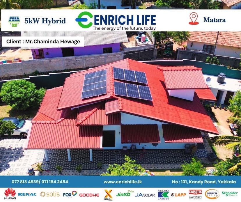 5 kWp Hybrid Solar System